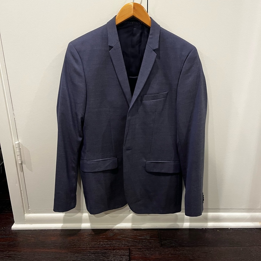Navy blazer suit jacket
Slim fit, Size 42 US